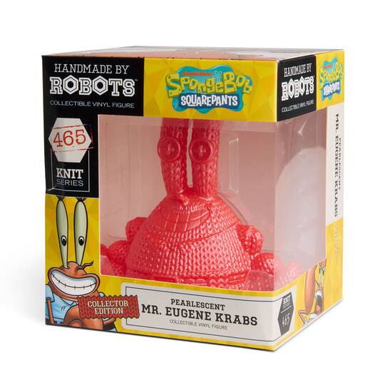 Handmade by Robots™ SpongeBob SquarePants Mr. Eugene Krabs Collectible Vinyl Figure